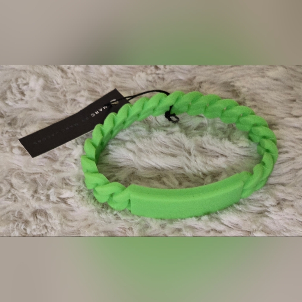 Marc By Marc Jacobs Green Silicone Bracelet NWT